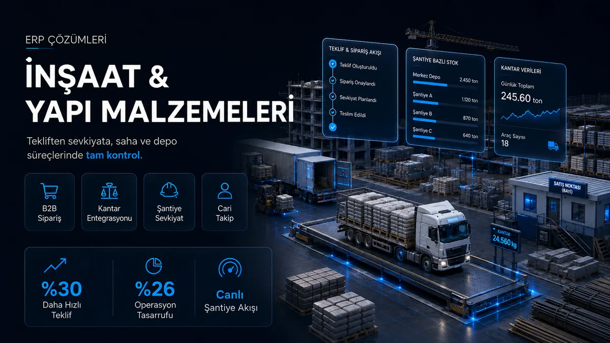 Kayseri IoT ERP entegrasyonu — bağlı cihaz altyapısı